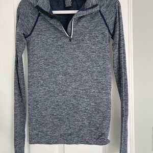 Victoria's Secret PINK Blue Long Sleeve Active Top